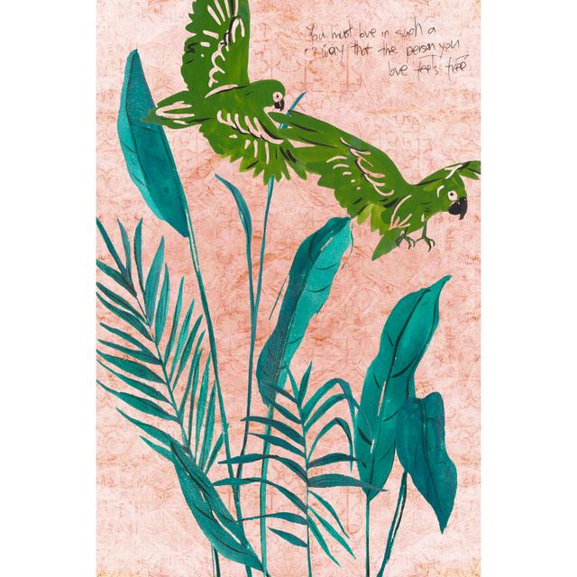 The Tropical Song I by Melissa Wang - Wrapped Canvas Art Prints Pergo Classics Size: 46cm H x 30cm W on Productcaster.