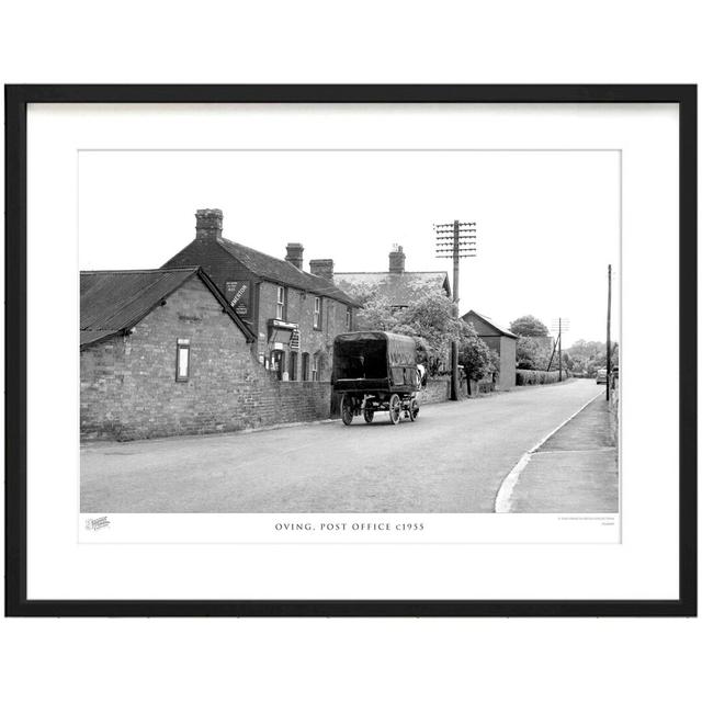 Oving, Post Office C1955 by Francis Frith - Single Picture Frame Print The Francis Frith Collection Size: 60cm H x 80cm W x 2.3cm D on Productcaster.