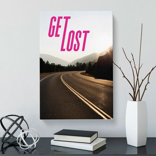 Get Lost - Wrapped Canvas Print East Urban Home Size: 76cm H x 50cm W x 3cm D on Productcaster.