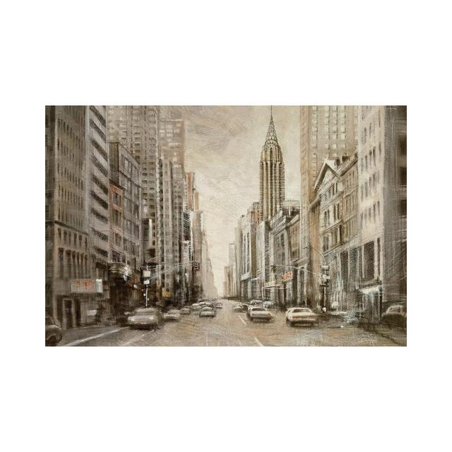 To the Chrysler Building by Matthew Daniels - Wrapped Canvas Painting ClassicLiving Size: 30.48cm H x 45.72cm W x 1.91cm D on Productcaster.