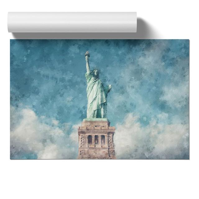 The Statue of Liberty Vol.1 - Unframed Graphic Art East Urban Home Size: 42cm H x 59cm W x 0.1cm D on Productcaster.