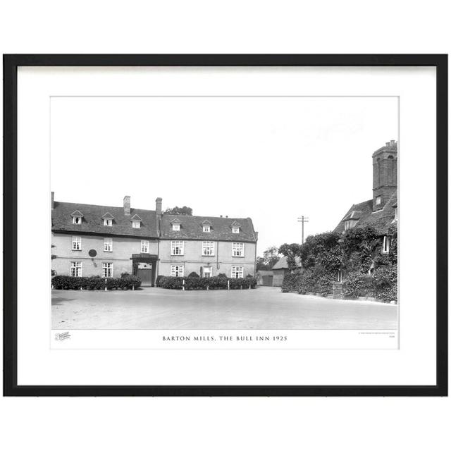 'Barton Mills, the Bull Inn 1925' - Picture Frame Photograph Print on Paper The Francis Frith Collection Size: 40cm H x 50cm W x 2.3cm D on Productcaster.