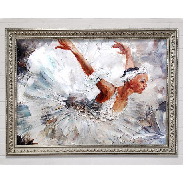 Silver Ballerina 2 - Single Picture Frame Art Prints Mercer41 Size: 21cm H x 29.7cm W on Productcaster.