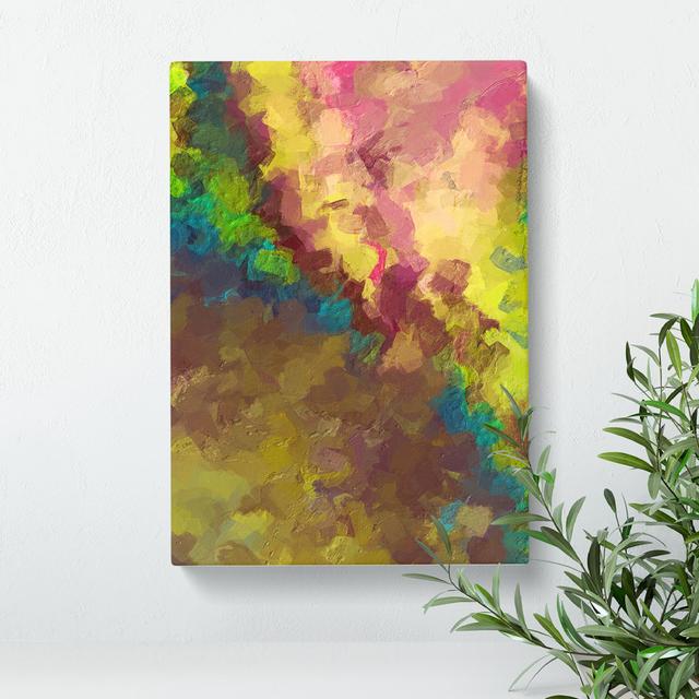 Gods Of The Sea Abstract - Wrapped Canvas Painting Metro Lane Size: 50cm H x 35cm W x 3cm D on Productcaster.