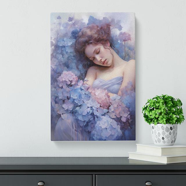 Hydrangea Romanticism - No Frame Art Prints Marlow Home Co. Size: 60cm H x 40cm W x 3cm D on Productcaster.