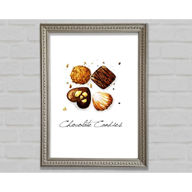 Chocolate Biscuit Cookies Framed Print Happy Larry Size: 84.1cm H x 59.7cm W on Productcaster.