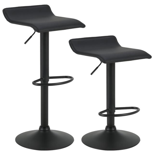 Barhocker Figgers (Set of 2) 17 Stories Seat Colour: Black on Productcaster.