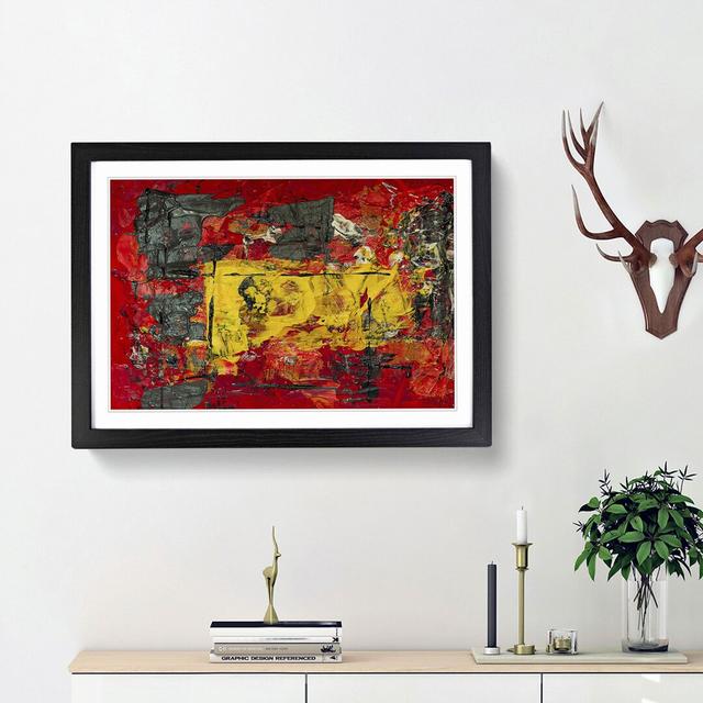 Abstract Art Painting Vol.134 by S.Johnson - Picture Frame Painting Print East Urban Home Frame Option: Black Framed, Size: 48cm H x 65cm W x 2cm D on Productcaster.