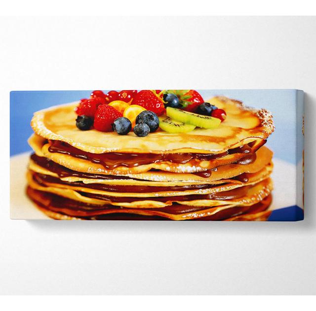 Chocolate Pancake Delight - Print ClassicLiving Size: 40.6cm H x 101.6cm W x 10cm D on Productcaster.