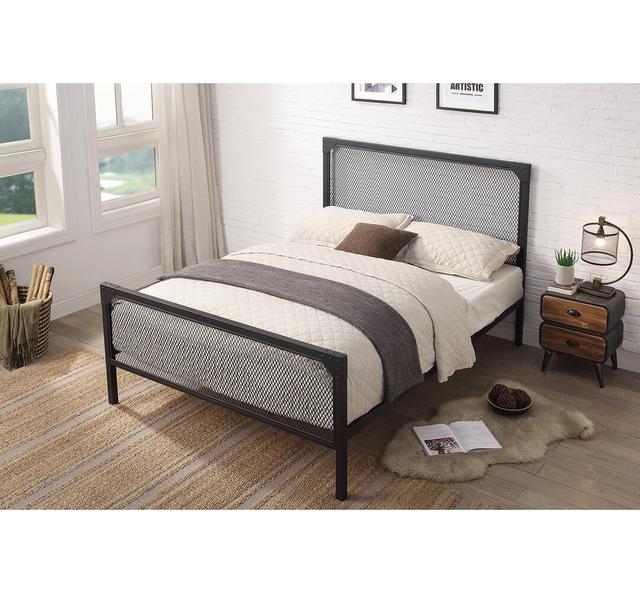 Carevelle Bed Frame with Mattress Williston Forge Size: Kingsize (5'), Mattress Type: 23cm King Sprung on Productcaster.