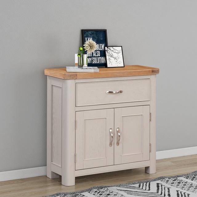 Comfrey 80cm Sideboard August Grove Colour: Grey on Productcaster.