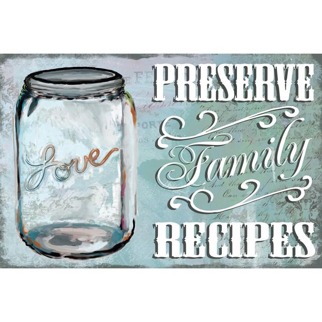 Preserve Fam Recipes 3 Happy Larry Size: 61cm H x 91cm W x 3.8cm D on Productcaster.