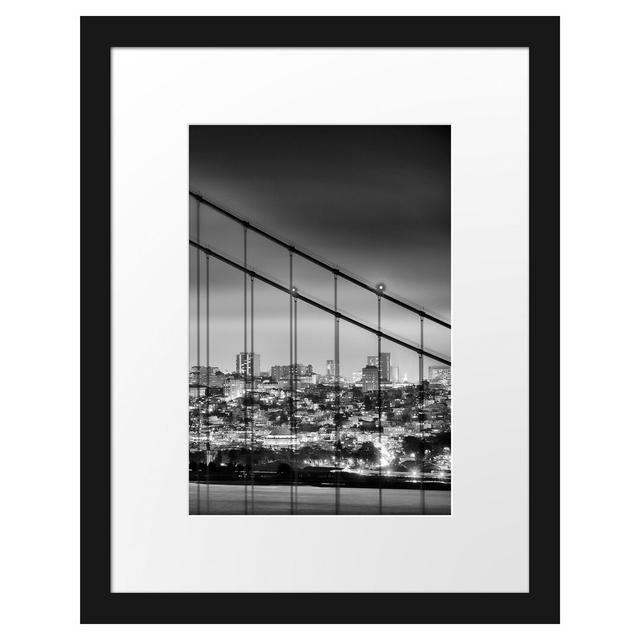 Gerahmtes Poster San Francisco Skyline East Urban Home Größe: 38 cm H x 30 cm B on Productcaster.