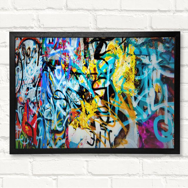 Urban City Art Framed Print Metro Lane Size: 29.7cm H x 42cm W on Productcaster.