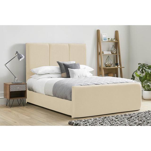 Kailua Upholstered Bed Frame Brayden Studio Colour: Cream, Size: Super King (6') on Productcaster.