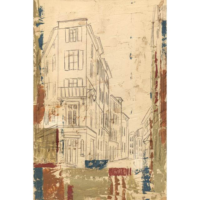 Streets of Downtown I - Wrapped Canvas Art Prints Marlow Home Co. Size: 30cm H x 20cm W x 3.8cm D on Productcaster.