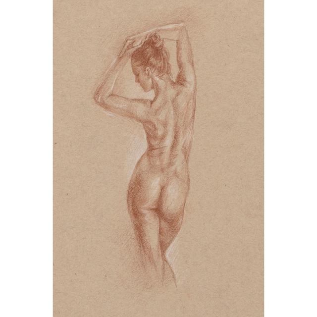 Standing Figure Study I - Wrapped Canvas Art Prints Wall Art Production Network Size: 46cm H x 30cm W x 3.8cm D on Productcaster.