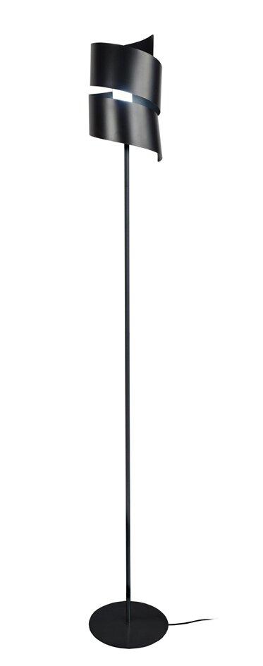 Rosaline 175cm Floor Lamp Latitude Run Finish: Black on Productcaster.