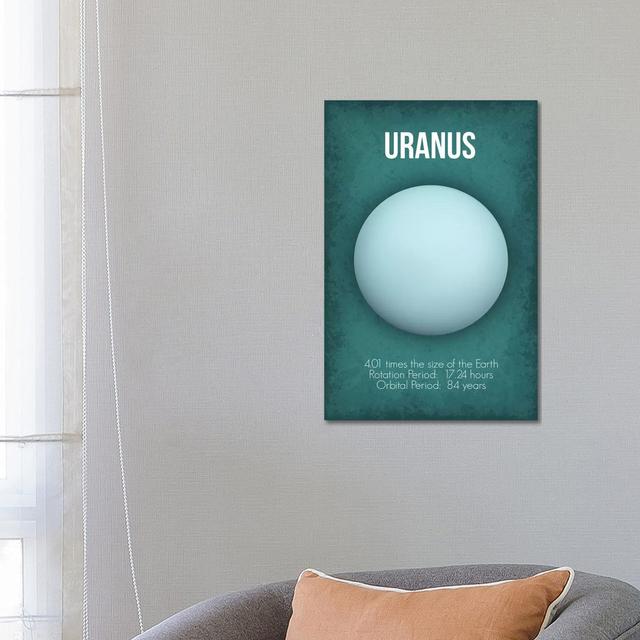 Uranus - Wrapped Canvas Print Latitude Run Size: 66.04cm H x 45.72cm W x 3.81cm D on Productcaster.