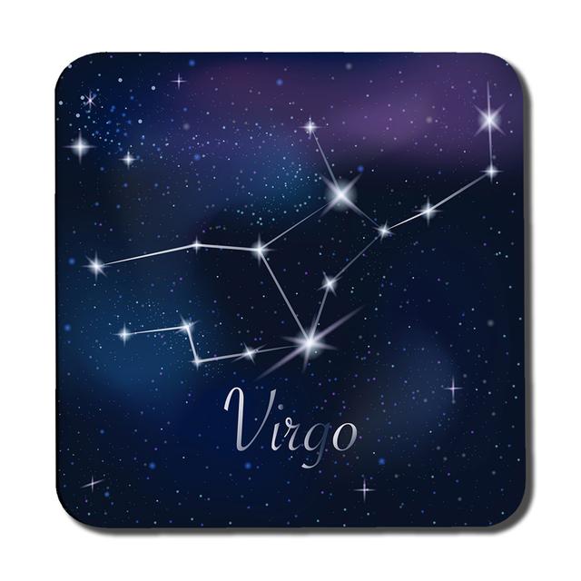 Zodiac Sign Virgo Designer Coaster Set Set (Set of 6) East Urban Home on Productcaster.