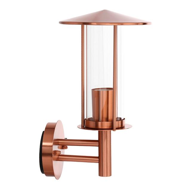 Aarjav 1 Light Outdoor Sconce Sol 27 Outdoor Finish: Copper on Productcaster.