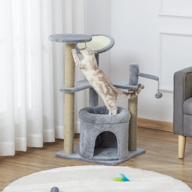 87cm Cat Perch PawHut on Productcaster.