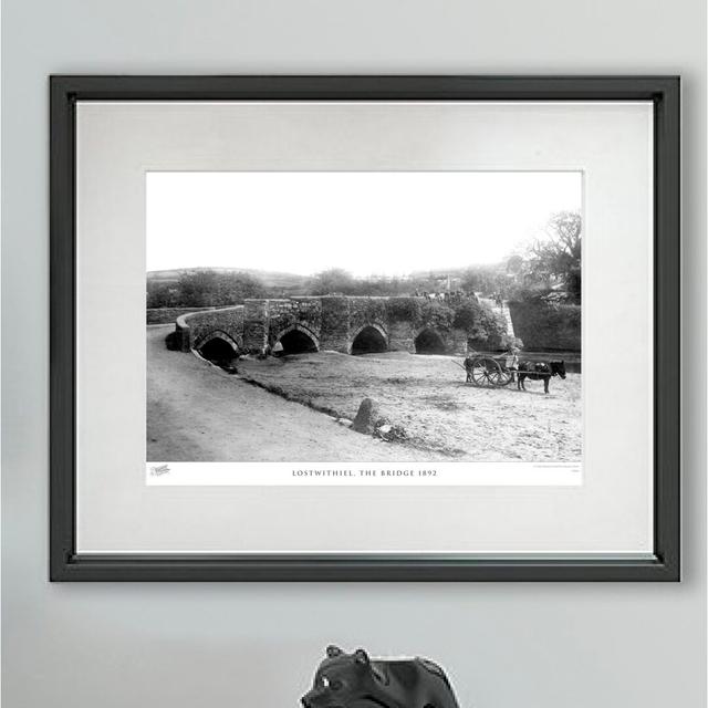 'Lostwithiel, the Bridge 1892' - Picture Frame Photograph Print on Paper The Francis Frith Collection Size: 40cm H x 50cm W x 2.3cm D on Productcaster.