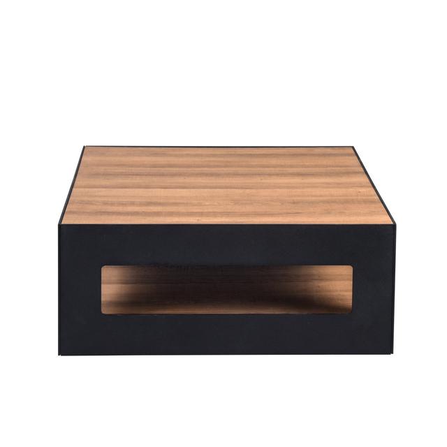 Kranek Floor Shelf Coffee Table with Storage Latitude Run on Productcaster.