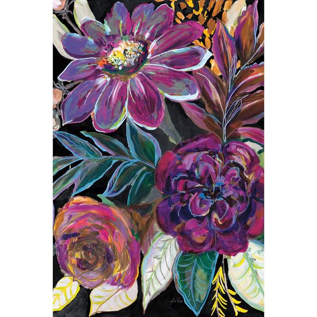 Festive Season I Black Crop II - Wrapped Canvas Print Rosalind Wheeler Size: 76cm H x 51cm W on Productcaster.