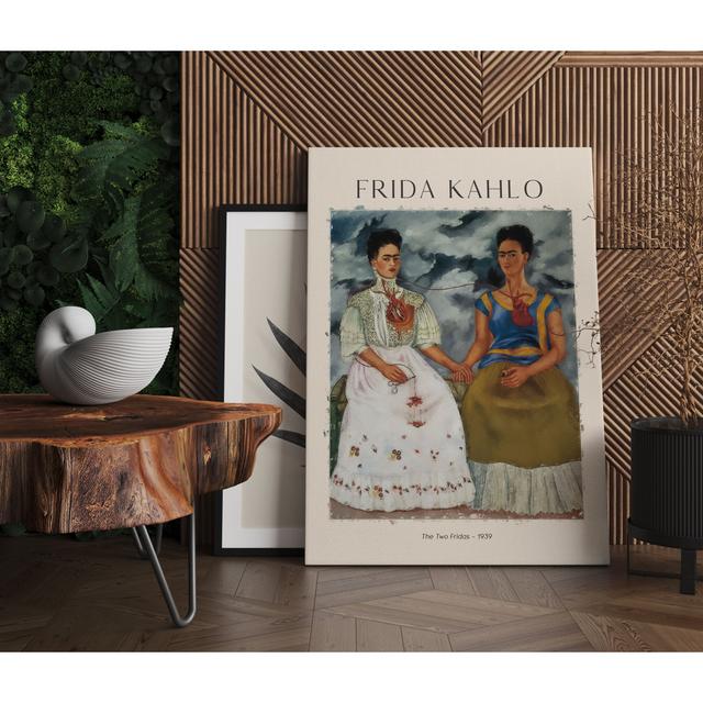 Art Portrait - Frida Kahlo - Die Zwei Fridas Als Leinwandbild Art_0834 Maturi Größe: 100 cm H x 70 cm B x 2,5 cm T on Productcaster.