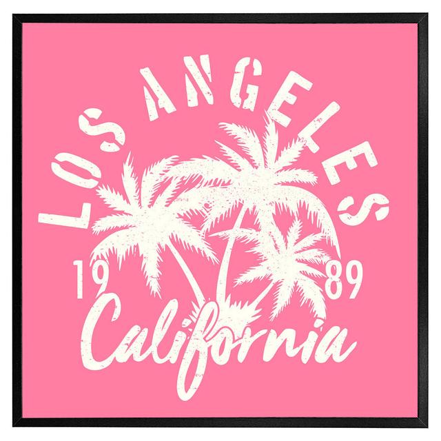 Adreana Los Angeles California - Print ClassicLiving Frame Colour: Black Framed, Size: 61cm H x 61cm W x 4cm D on Productcaster.