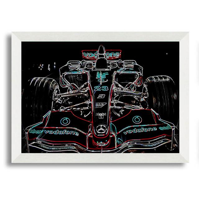 Savorey Formula One Pole Postion - Single Picture Frame Art Prints Latitude Run Size: 29.7cm H x 42cm W x 10cm D on Productcaster.