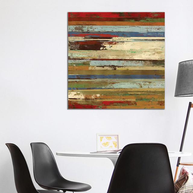 Worn by Tom Reeves - Wrapped Canvas Painting Borough Wharf Size: 93.98cm H x 93.98cm W x 1.91cm D on Productcaster.