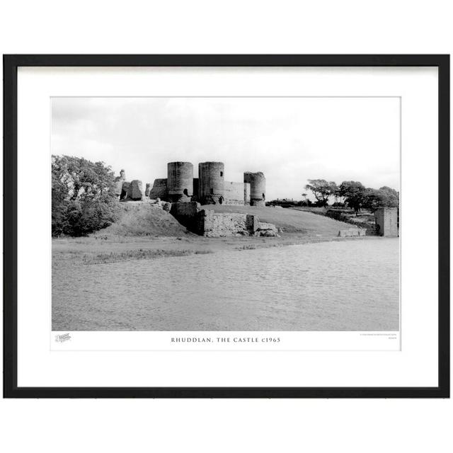 'Rhuddlan, the Castle C1965' by Francis Frith - Picture Frame Photograph Print on Paper The Francis Frith Collection Size: 60cm H x 80cm W x 2.3cm D on Productcaster.