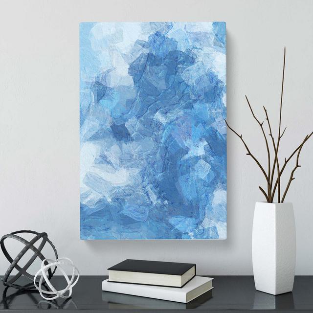 Burst Bubble In Abstract - Wrapped Canvas Print East Urban Home Size: 60cm H x 40cm W x 3cm D on Productcaster.