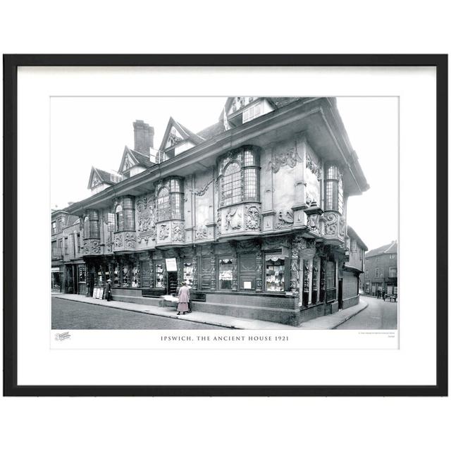 Ipswich, The Ancient House 1921 by Francis Frith - Single Picture Frame Print The Francis Frith Collection Size: 45cm H x 60cm W x 2.3cm D on Productcaster.