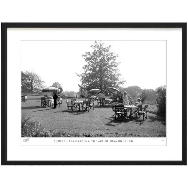 Bodfari, Tea Gardens, The Ace Of Diamonds 1936 by Francis Frith - Single Picture Frame Print The Francis Frith Collection Size: 45cm H x 60cm W x 2.3c on Productcaster.