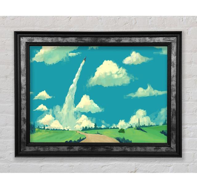 Jetting Off In The Sky - Single Picture Frame Art Prints Bright Star Size: 84.1cm H x 118.9cm W on Productcaster.