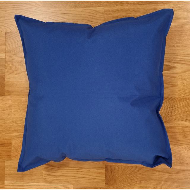 Seat/Back Cushion Ebern Designs Size: 15cm H x 62cm W x 62cm D, Colour: Blue on Productcaster.