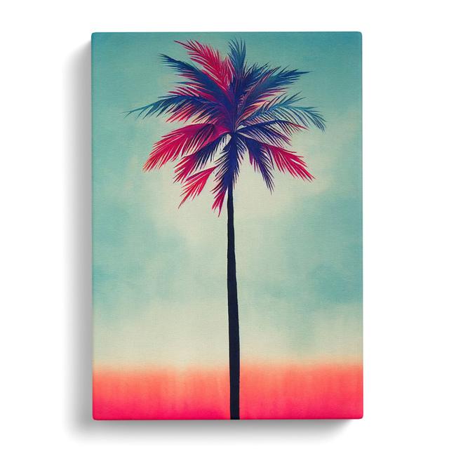 Watercolour Palm Tree Vol.5 - Wrapped Canvas Graphic Art Pergo Classics Size: 60cm H x 40cm W x 3cm D on Productcaster.