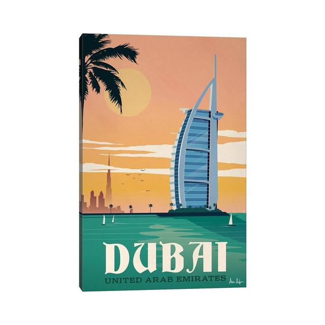 Dubai - Painting on Canvas George Oliver Format: Wrapped Canvas, Size: 30.48cm H x 20.32cm W x 1.91cm D on Productcaster.