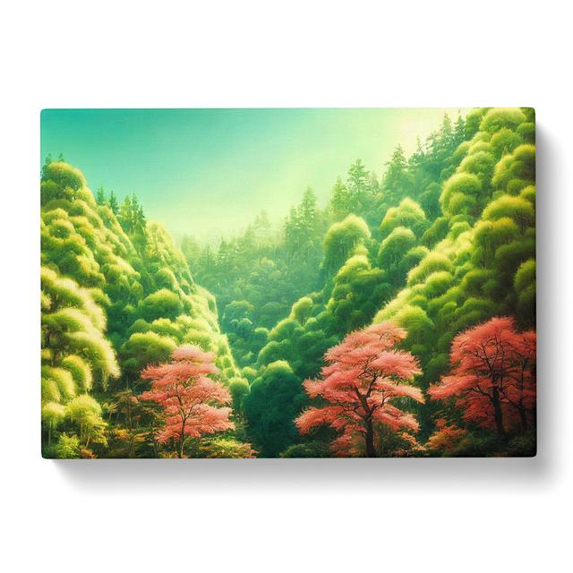 Passionate Forest - Wrapped Canvas Graphic Art Alpen Home Size: 50cm H x 76cm W x 3cm D on Productcaster.