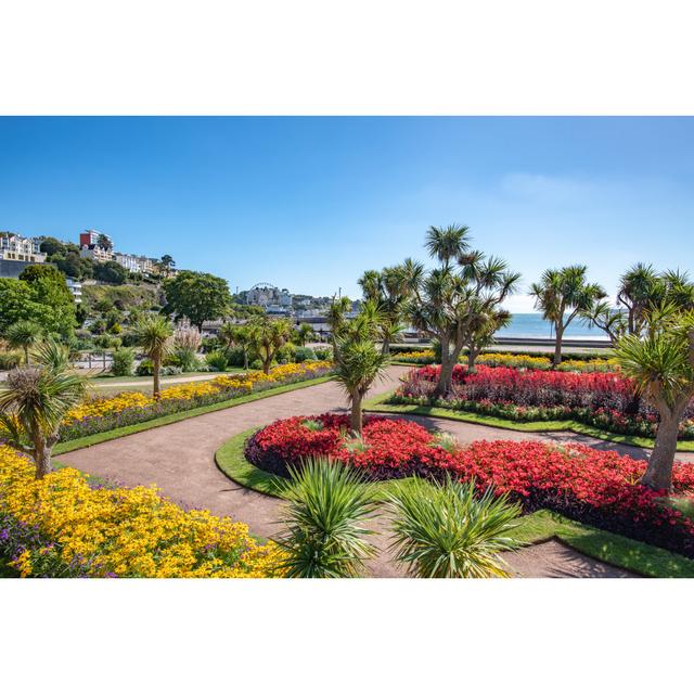 Colourful Flowers In Abbey Park In Torquay, Devon by Thomas Faull - No Frame Print on Canvas 17 Stories Size: 61cm H x 91cm W on Productcaster.