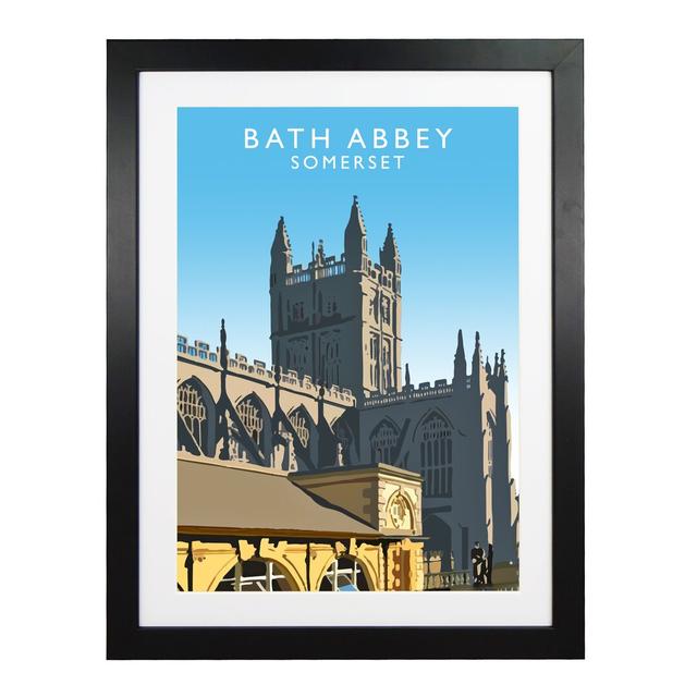 Bath Abbey by Richard O'Neil - Print East Urban Home Format: Black Wood Frame, Size: 54 cm H x 44 cm W x 2.2 cm D on Productcaster.