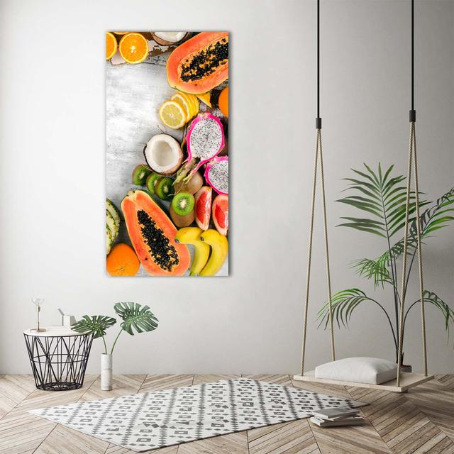 Fruits - Wrapped Canvas Art Prints Brayden Studio on Productcaster.