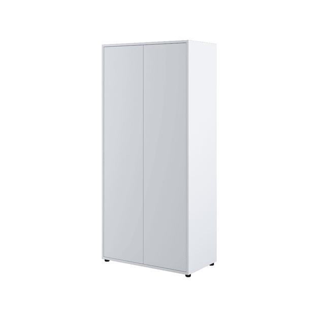 Alacia 2 Door Manufactured Wood Wardrobe Latitude Run Finish: White Matt on Productcaster.