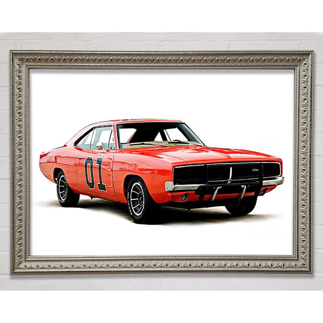 Dukes Of Hazzard Framed Print Bright Star Size: 84.1cm H x 118.9cm W on Productcaster.