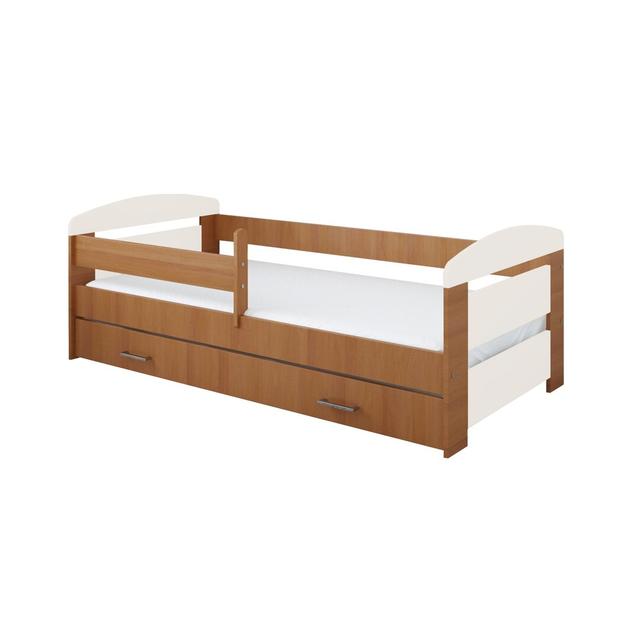 Archway Mate's & Captain's Bed and Mattress Mack + Milo Bed Frame Colour: Alder, Lying surface: 70cm x 160cm on Productcaster.