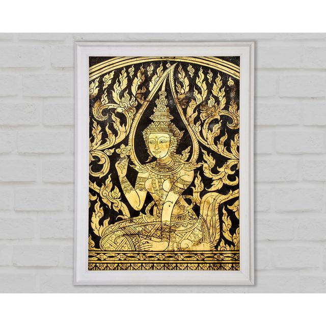 Buddha 29 - Einzelne Bilderrahmen Kunstdrucke BohoLiving Größe: 84,1 cm H x 59,7 cm B x 1,5 cm T on Productcaster.