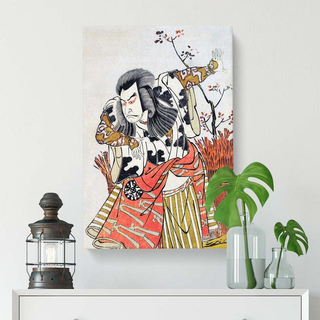 'Nakamura Nakazo' by Katsukawa Shunsho - Wrapped Canvas Painting Print East Urban Home Size: 76.2 cm H x 50.8 cm W on Productcaster.